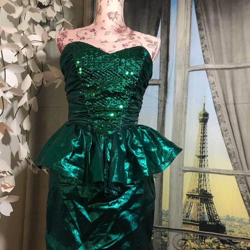 Vintage Emerald Dress